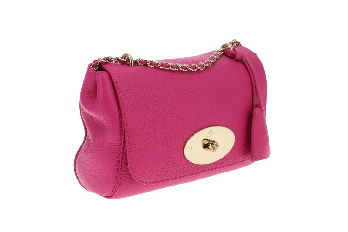 Mulberry Lily Regular In Mulberry Pink Heavy Grain Leather