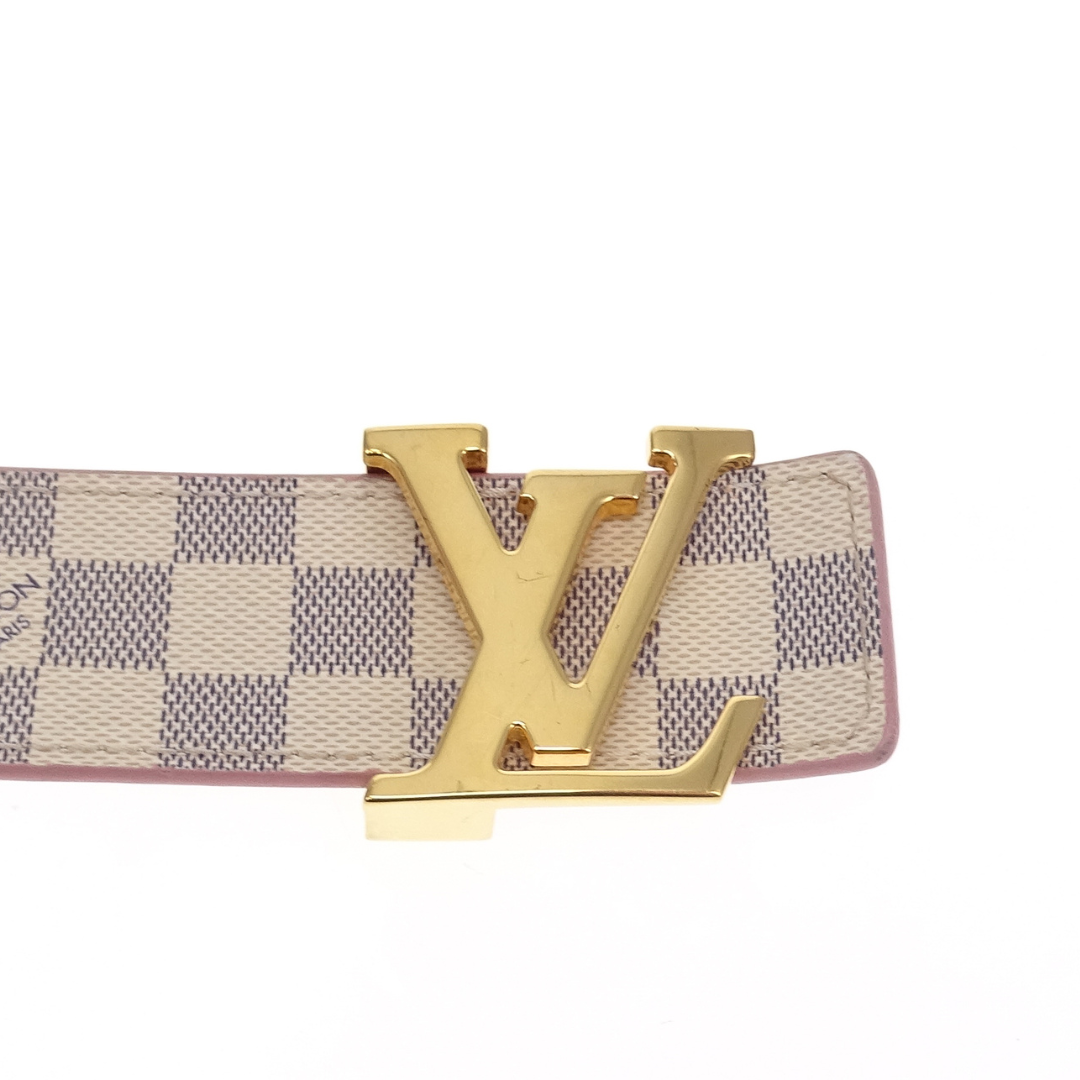 Louis Vuitton Initals 30mm Belt Damier Azur and Pink 80cm