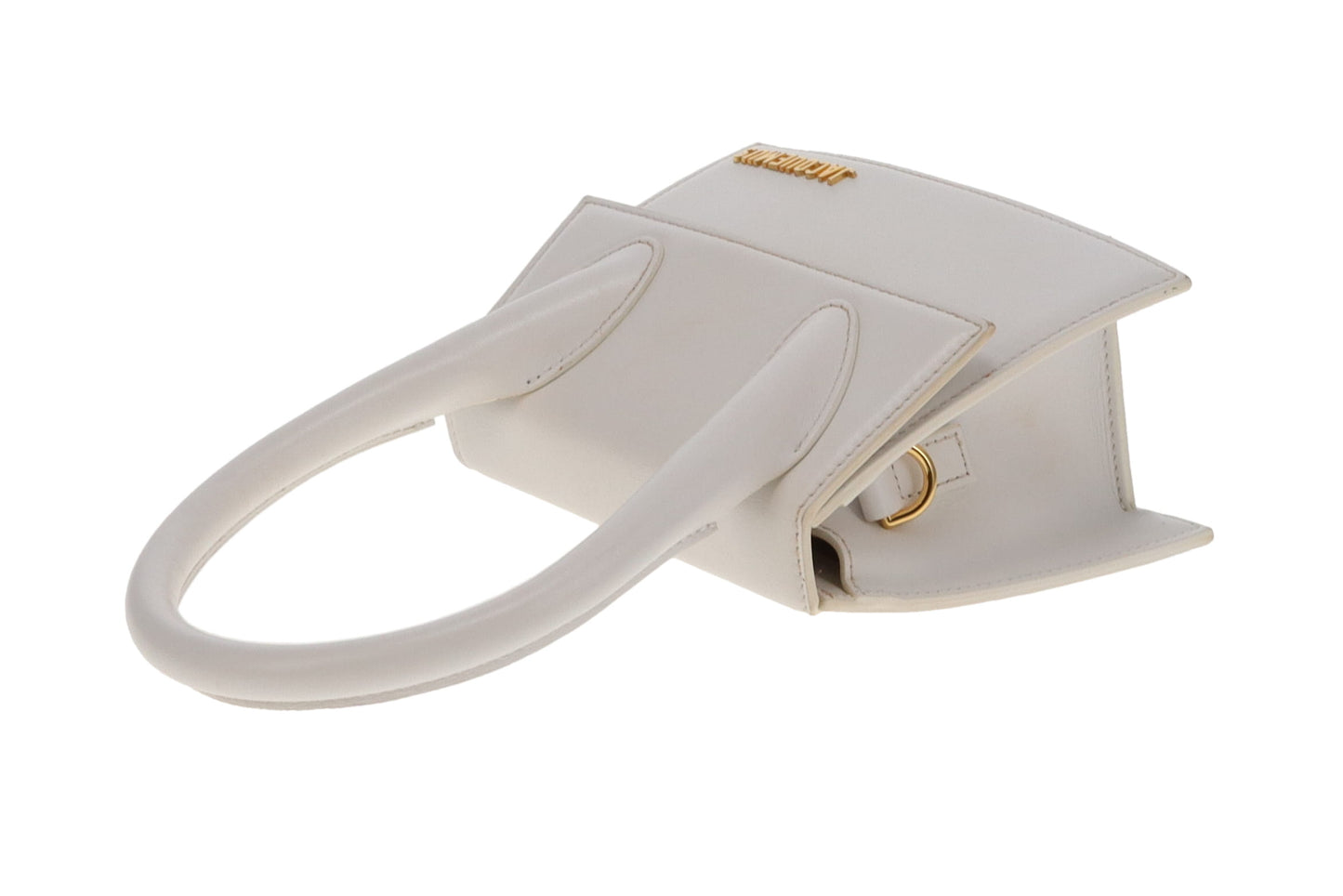 Jacquemus Le Chiquito Small Bag – White Leather with Gold Hardware