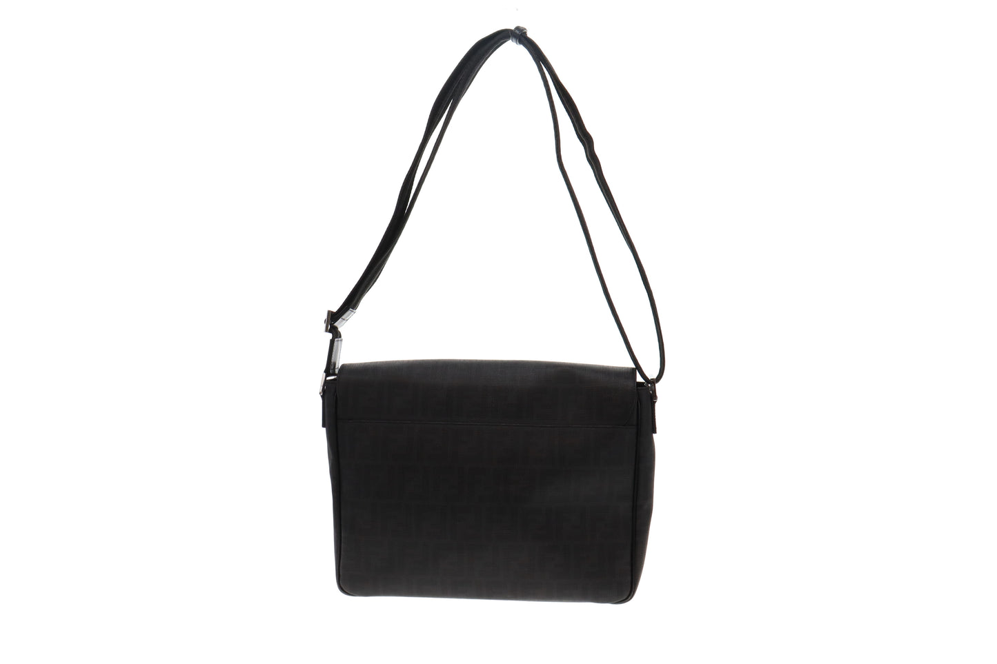 Fendi Grey Zucca Print Coated Canvas Large Messenger