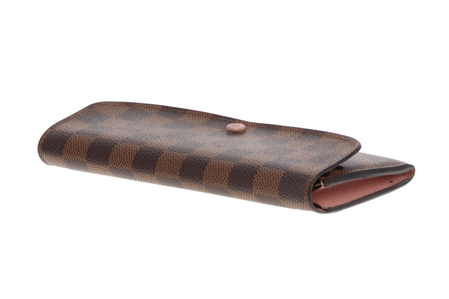 Louis Vuitton Emilie Wallet Damier Ebene & Rose Ballerine CA4188 (hotstamped LH)