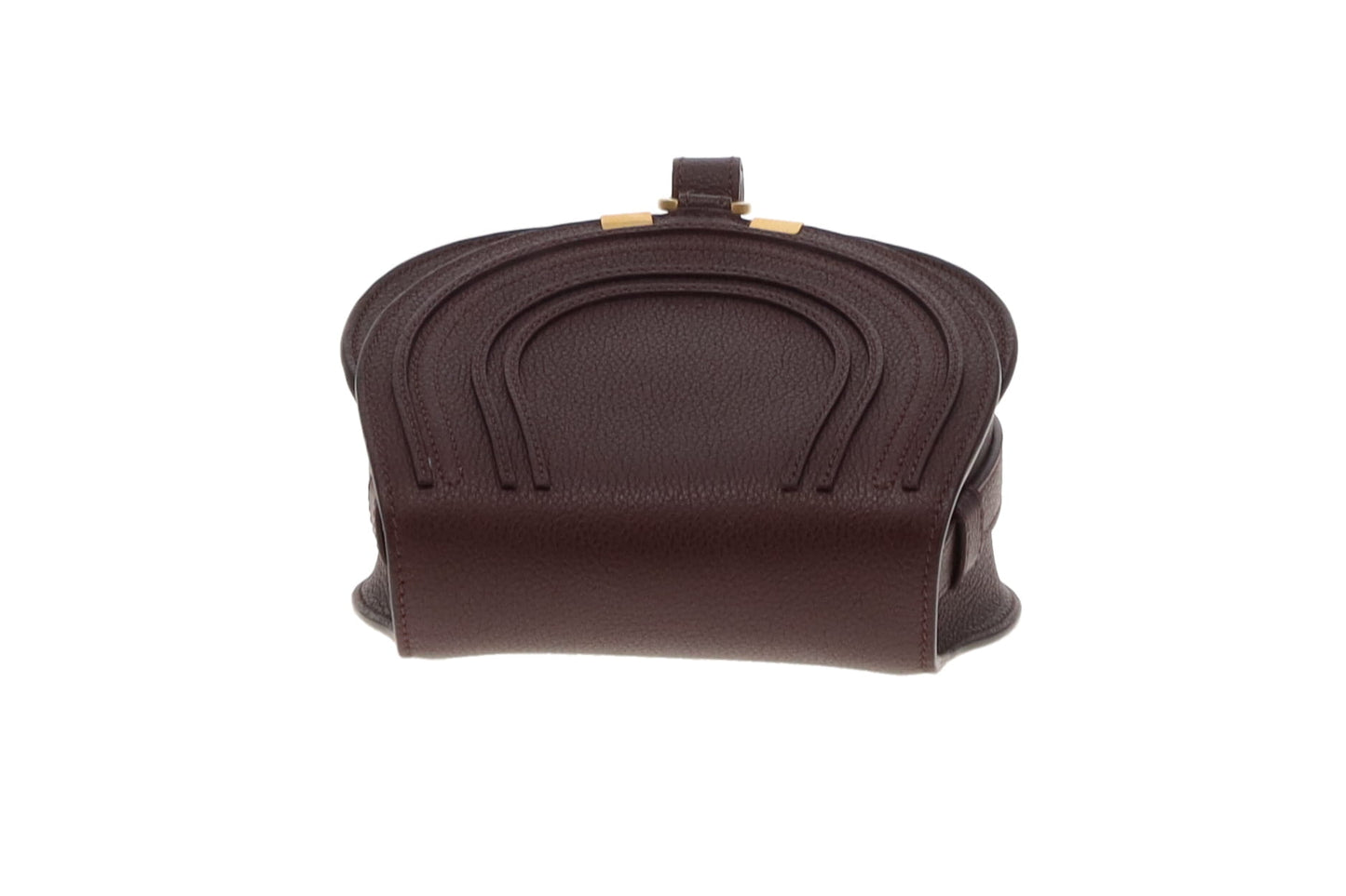 Chloe Marcie Crossbody Burgundy Leather