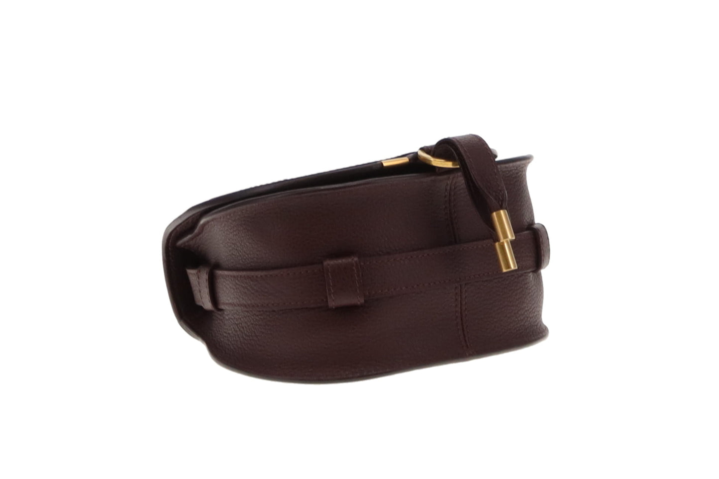 Chloe Marcie Crossbody Burgundy Leather