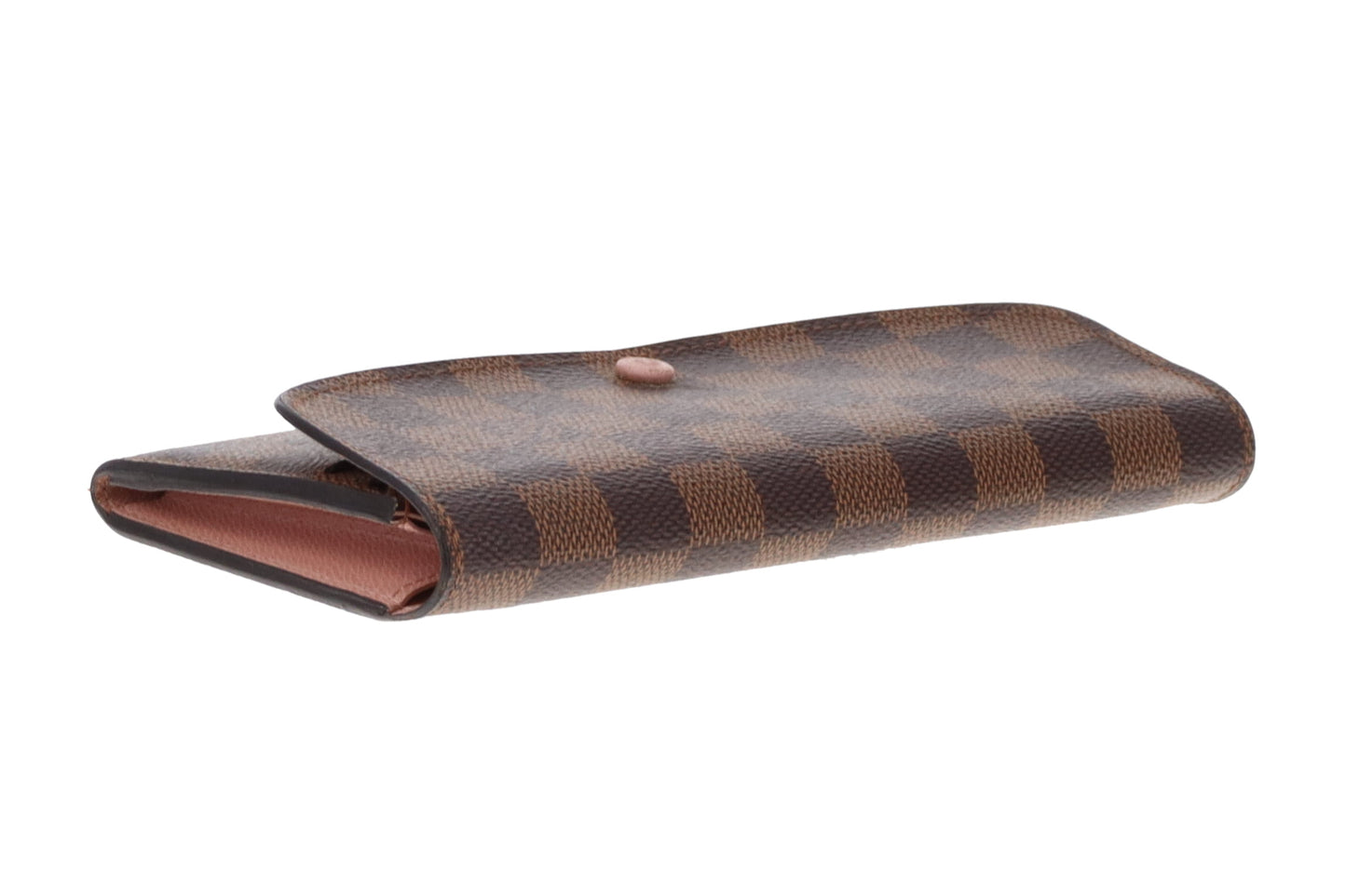 Louis Vuitton Emilie Wallet Damier Ebene & Rose Ballerine CA4188 (hotstamped LH)