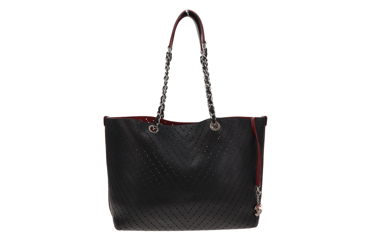 Chanel Perforated Caviar Large Shopping Tote 2016