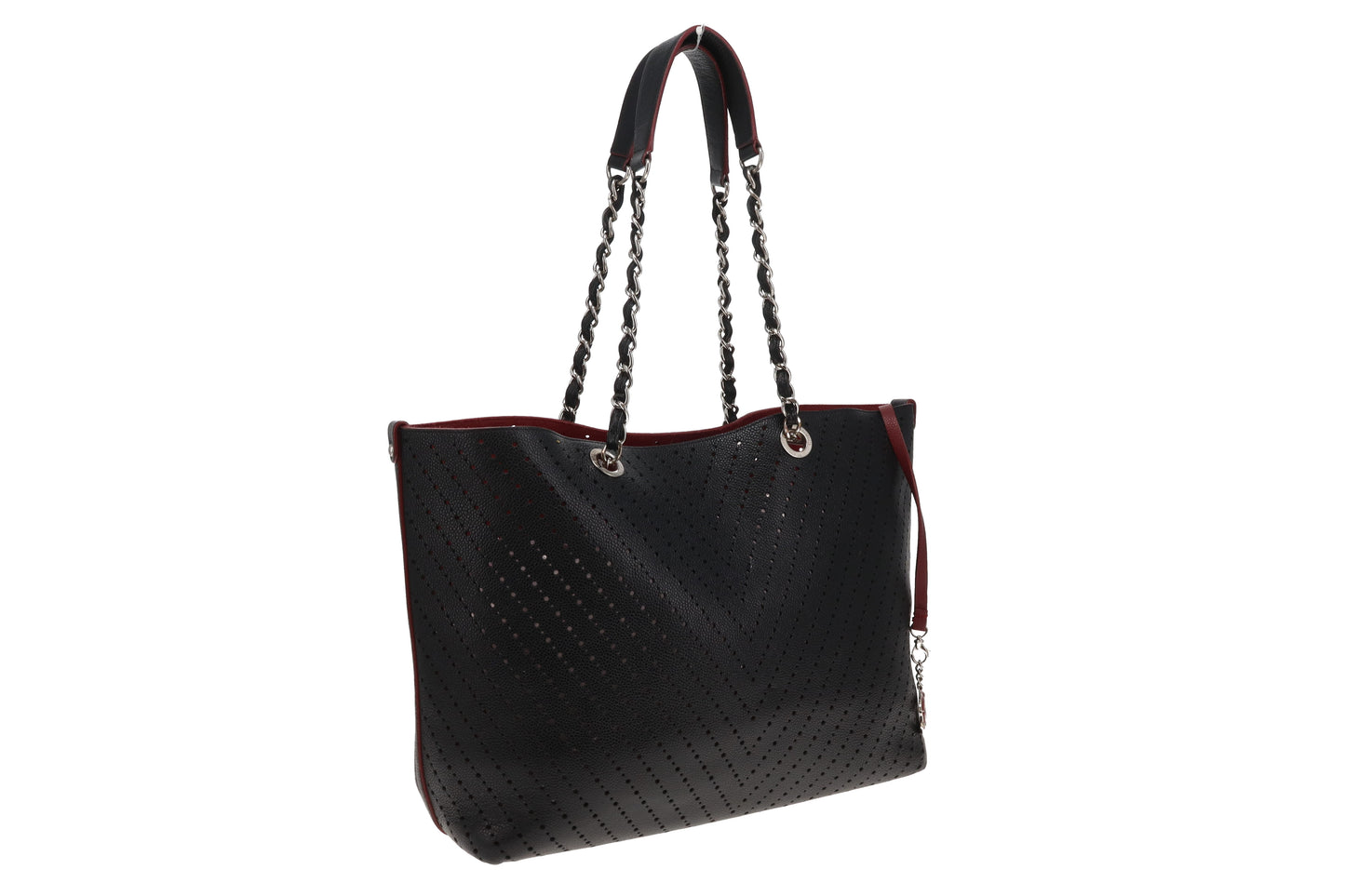 Chanel Perforated Caviar Large Shopping Tote 2016