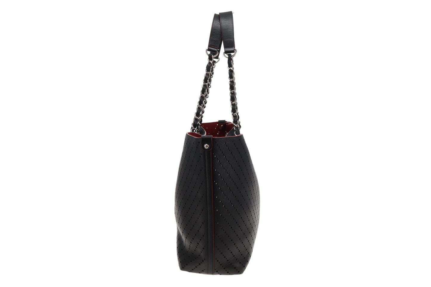 Chanel Perforated Caviar Large Shopping Tote 2016