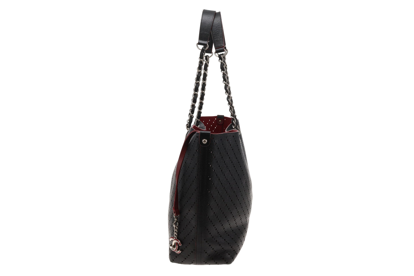 Chanel Perforated Caviar Large Shopping Tote 2016