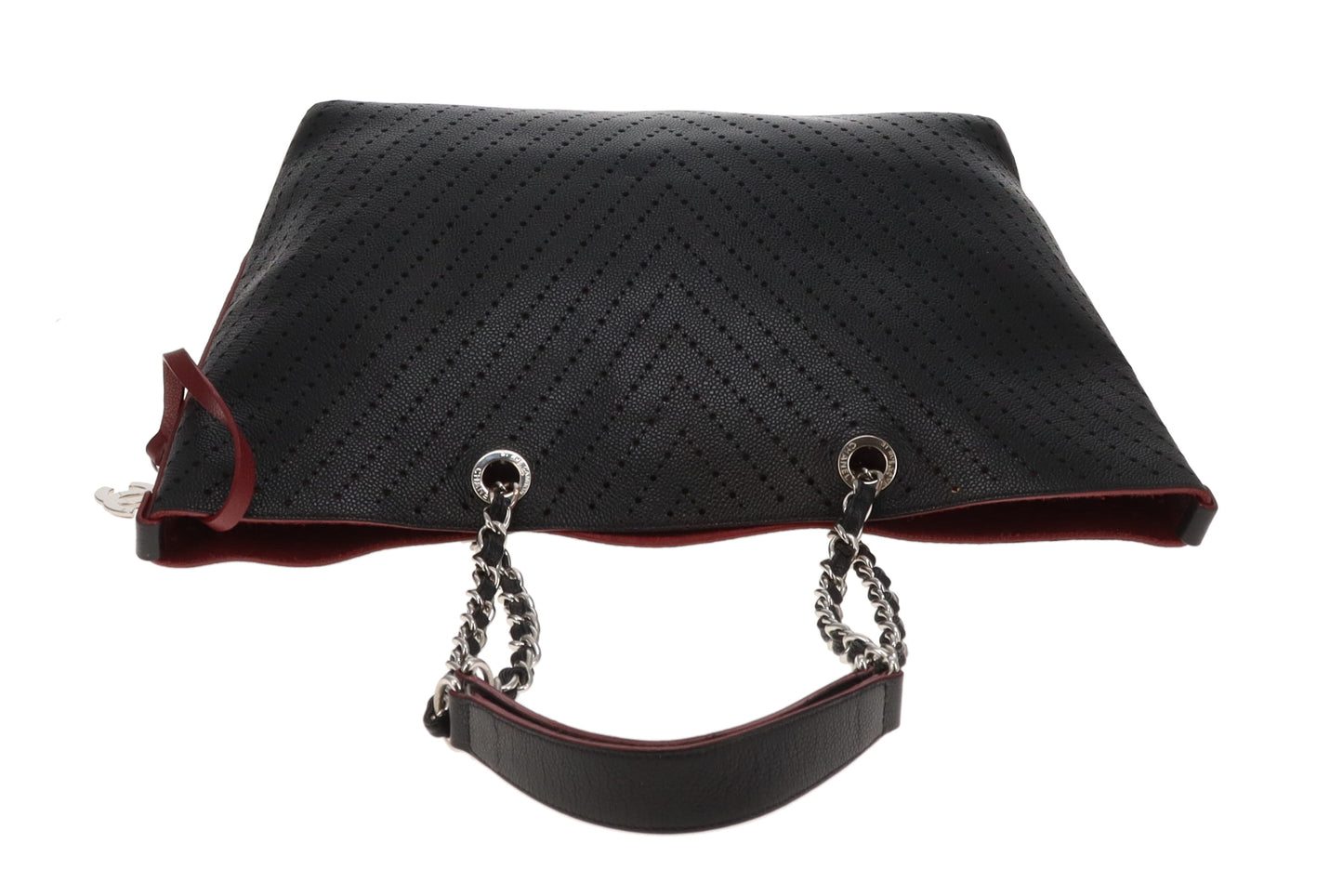 Chanel Perforated Caviar Large Shopping Tote 2016