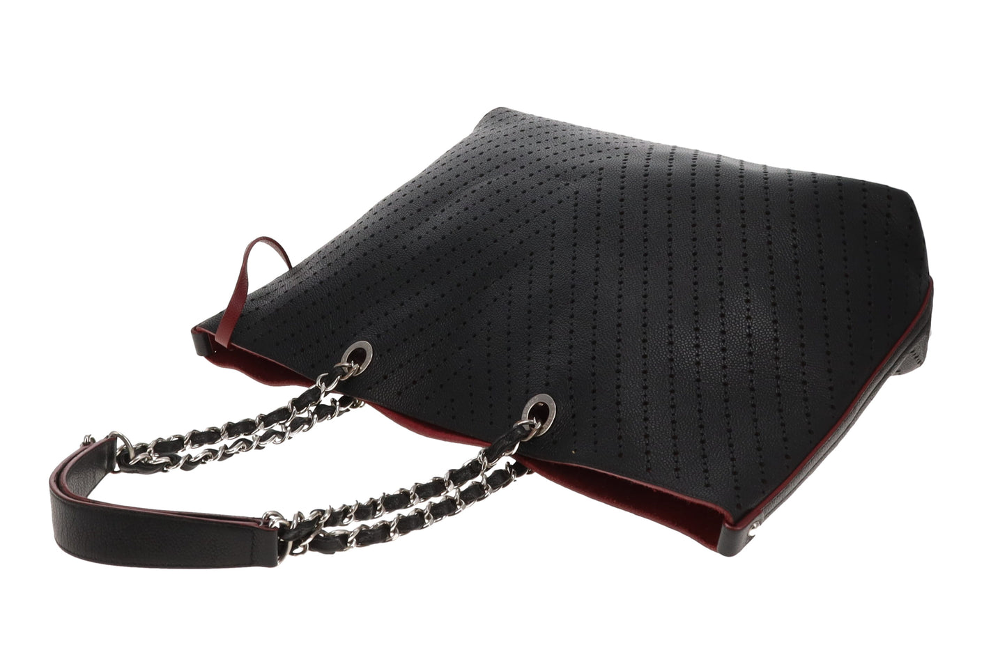 Chanel Perforated Caviar Large Shopping Tote 2016