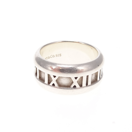 Tiffany & Co Atlas Ring Sterling Silver size 51 925 SS