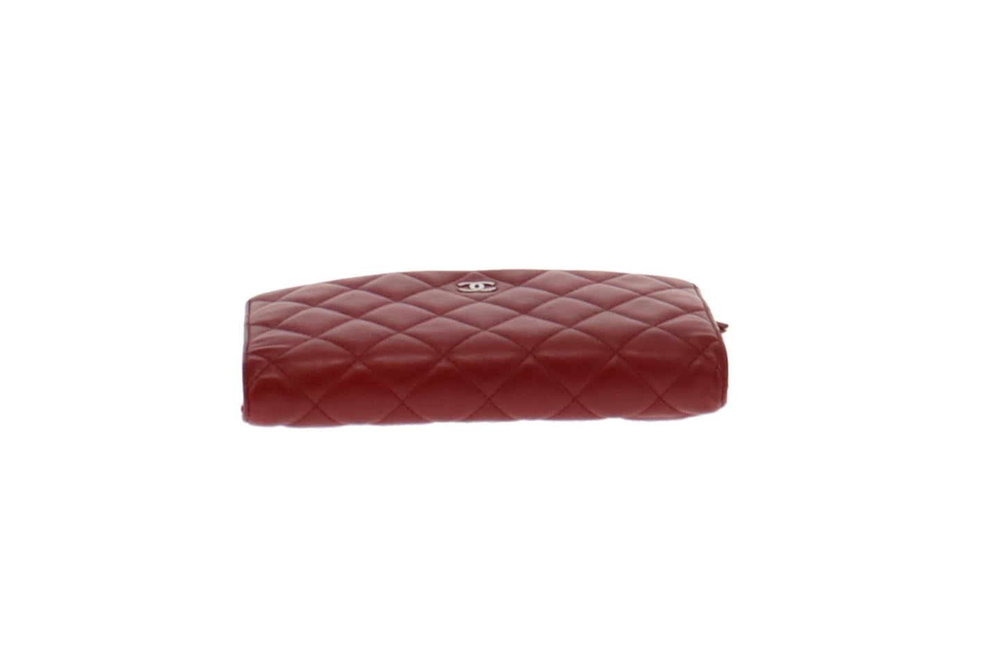 Chanel Deep Red Classic Wallet on Chain 2012