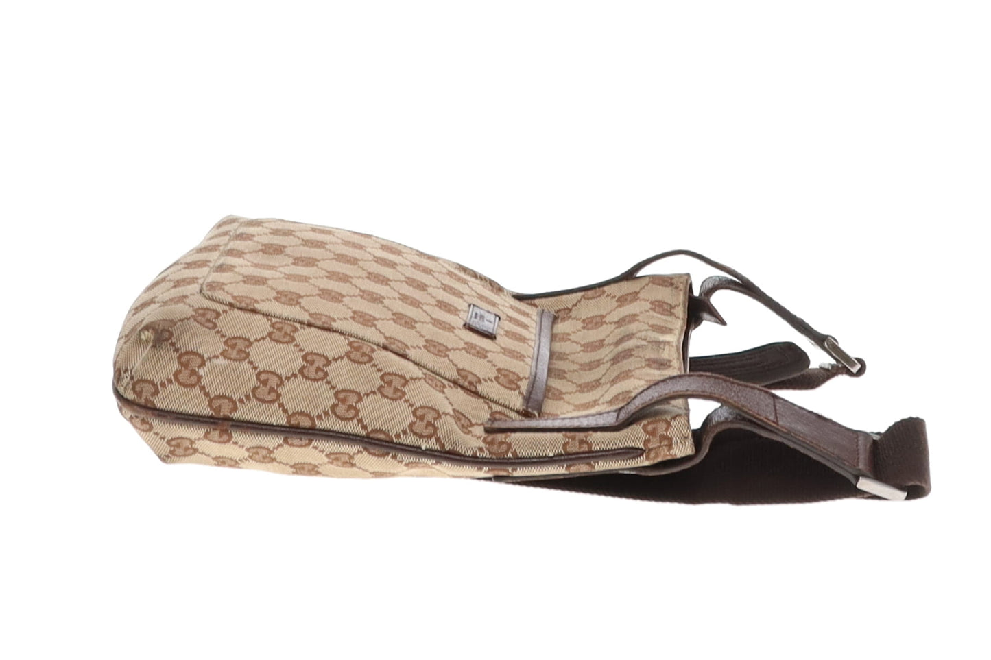 Gucci GG Canvas Messenger Front Pocket Vintage