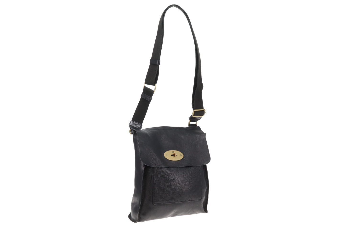 Mulberry Anthony Messenger Large Black NVT Leather Vintage