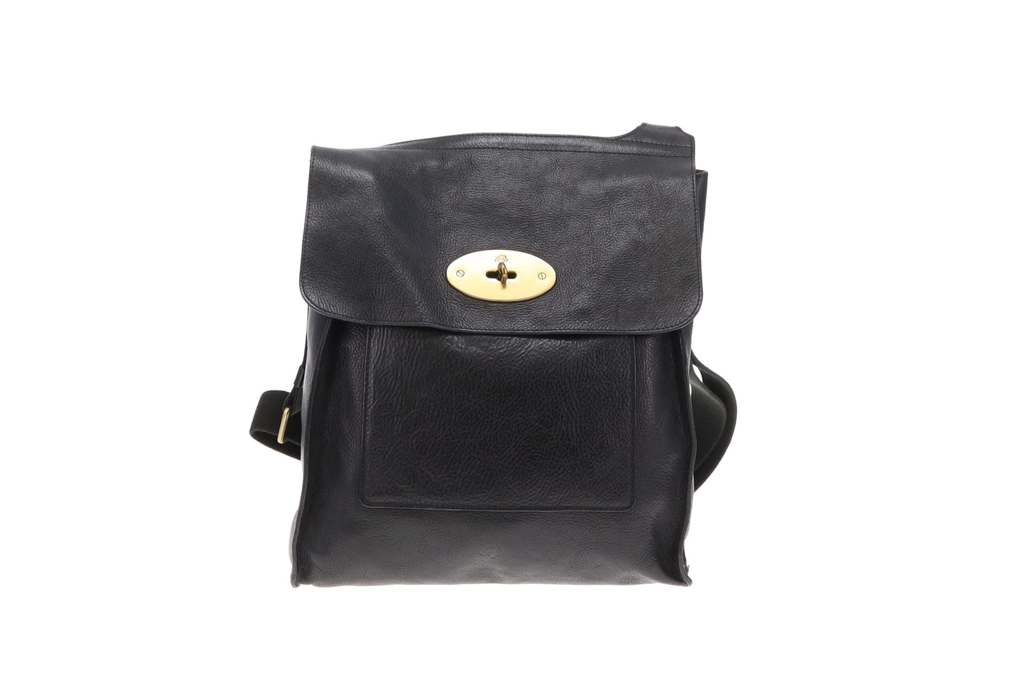 Mulberry Anthony Messenger Large Black NVT Leather Vintage