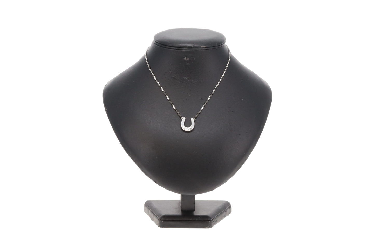 Tiffany & Co Lucky Horseshoe Sterling Silver Pendant On Chain