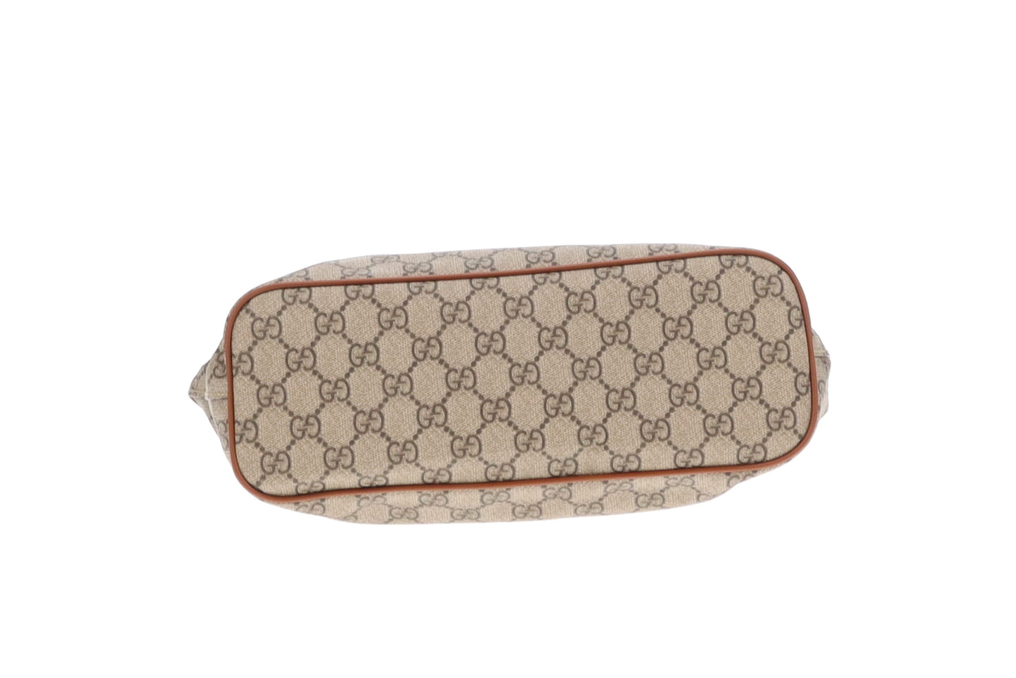 Gucci Tote Small GG Supreme and Tan Leather (missing long strap)