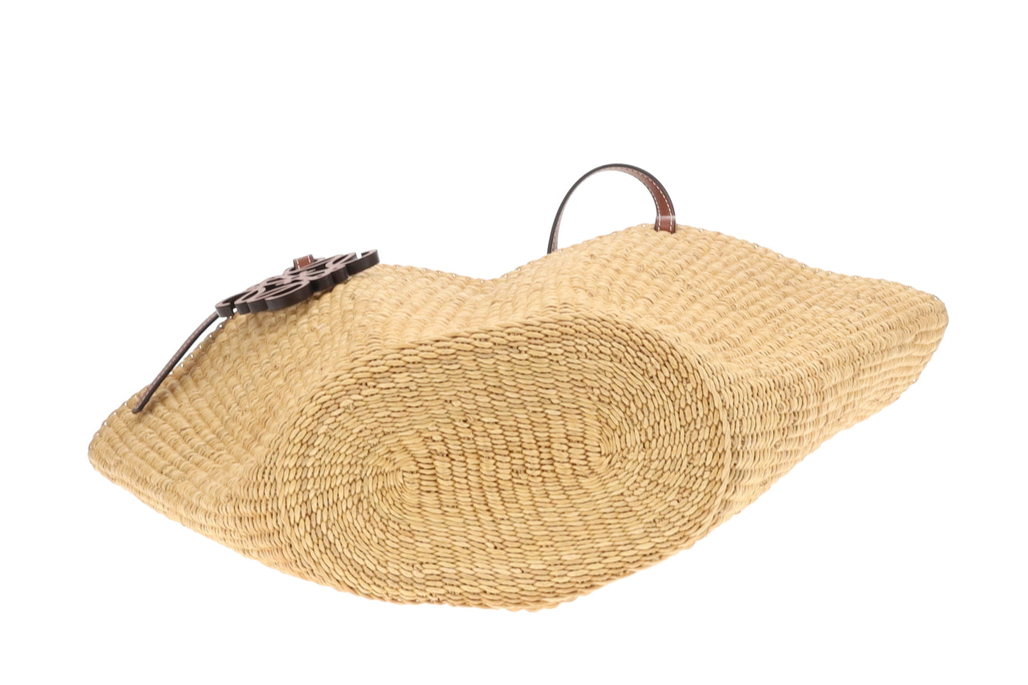Loewe Shell Raffia Basket Bag
