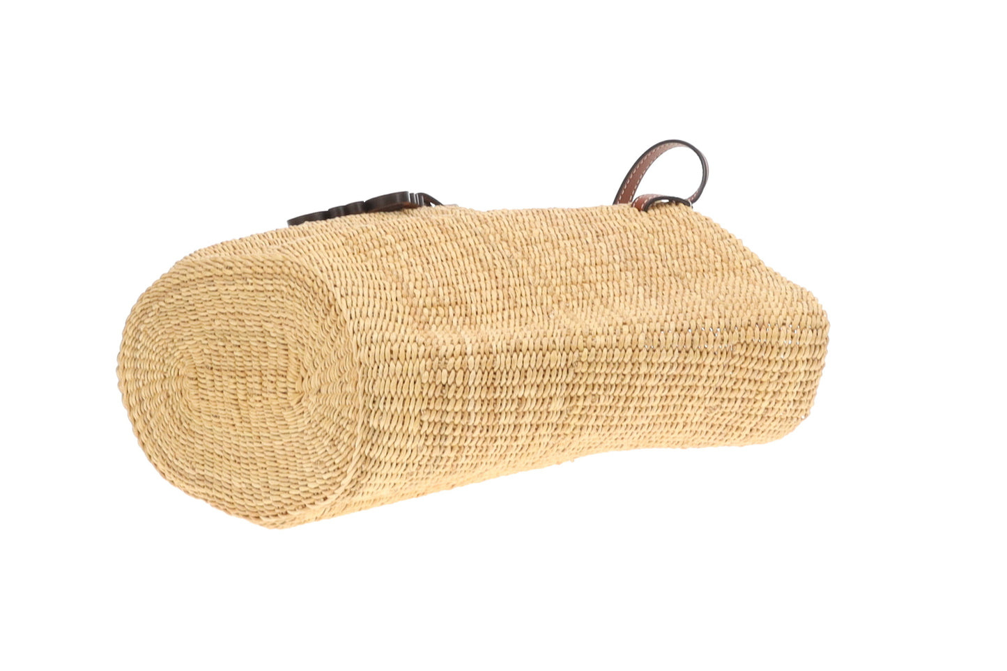 Loewe Shell Raffia Basket Bag