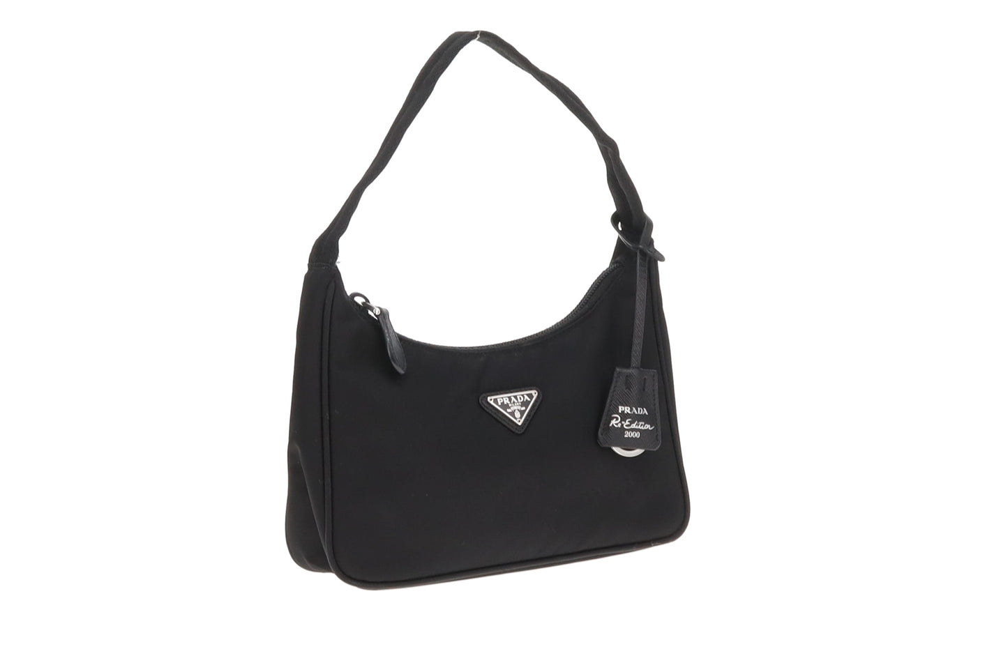 Prada Re-Edition 2000 Black Nylon Mini Shoulder Bag