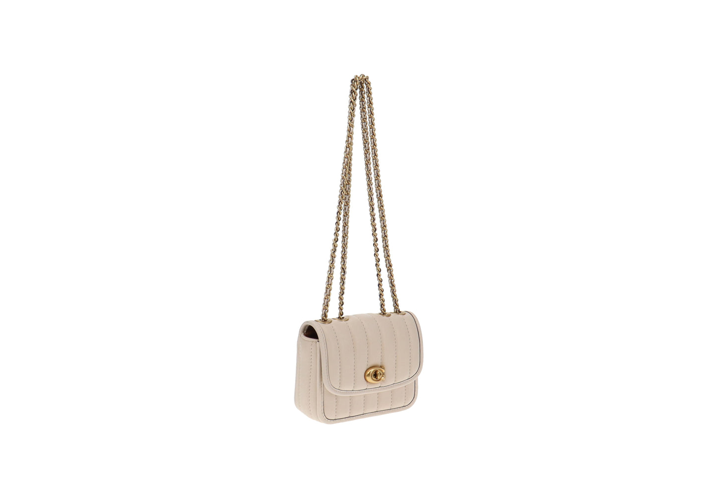 Coach Cream Leather Madison 16 Crossbody Bag