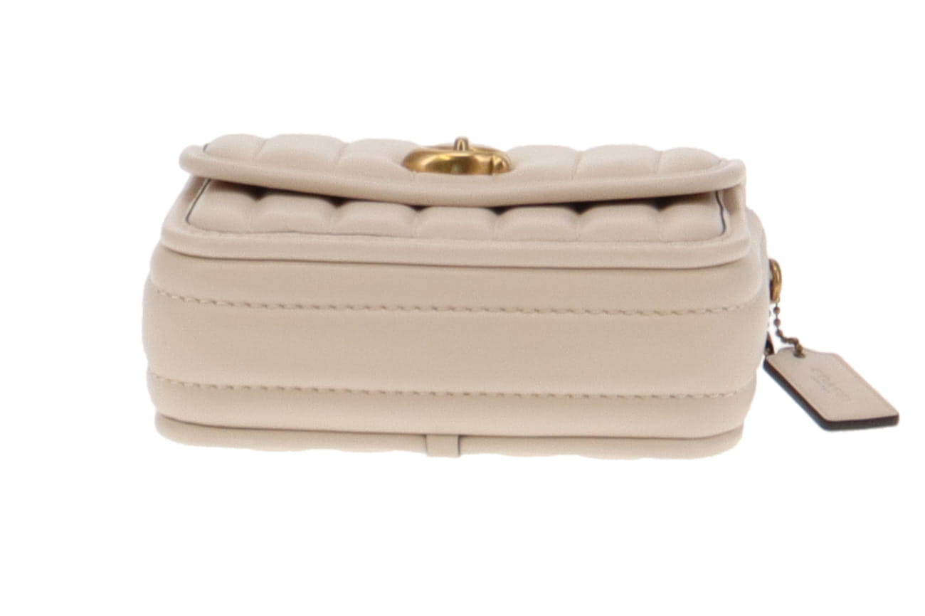 Coach Cream Leather Madison 16 Crossbody Bag