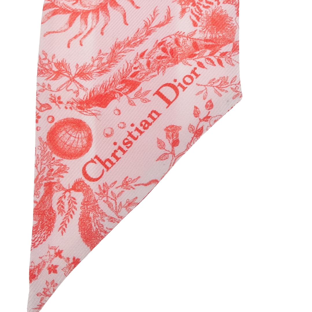 Dior Twilly 100% Silk Toile De Jouy Soleil