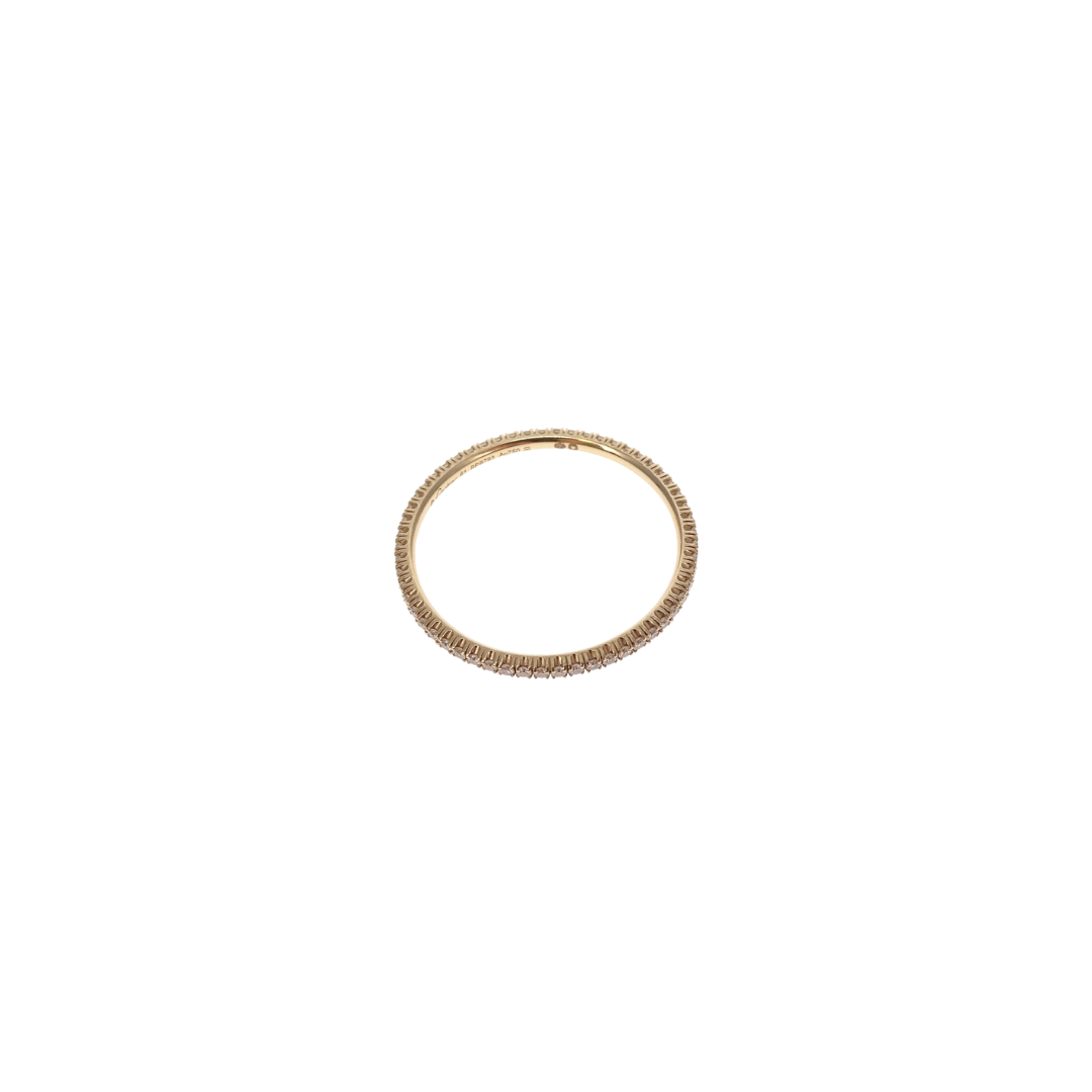 Cartier 18 Carat Gold Étincelle De Cartier Wedding Ring 0.22 Carat Daimond Weight (Size 61)