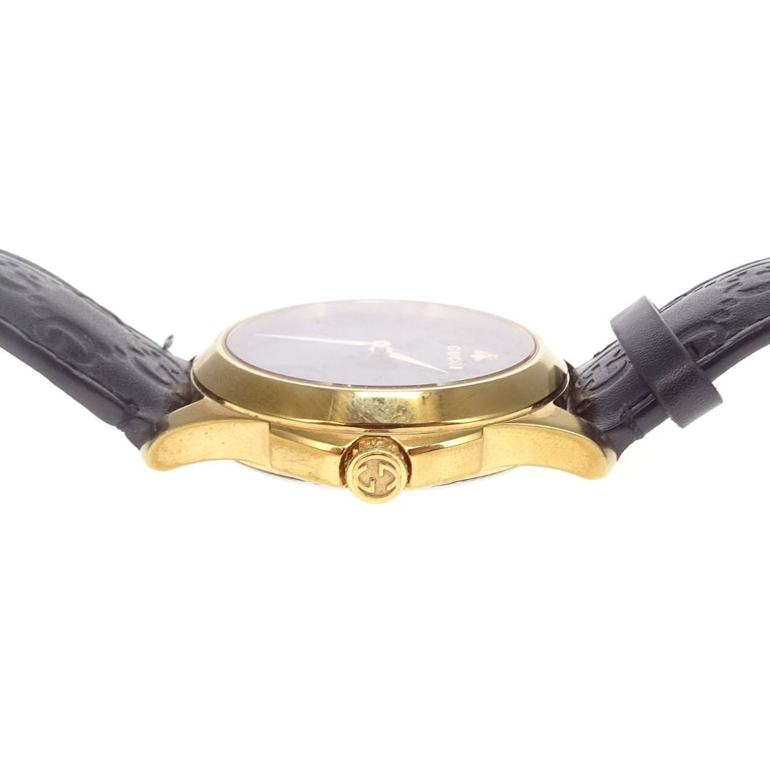 Gucci G-Timeless 126.4 Watch With Guccissima Leather Face and Strap