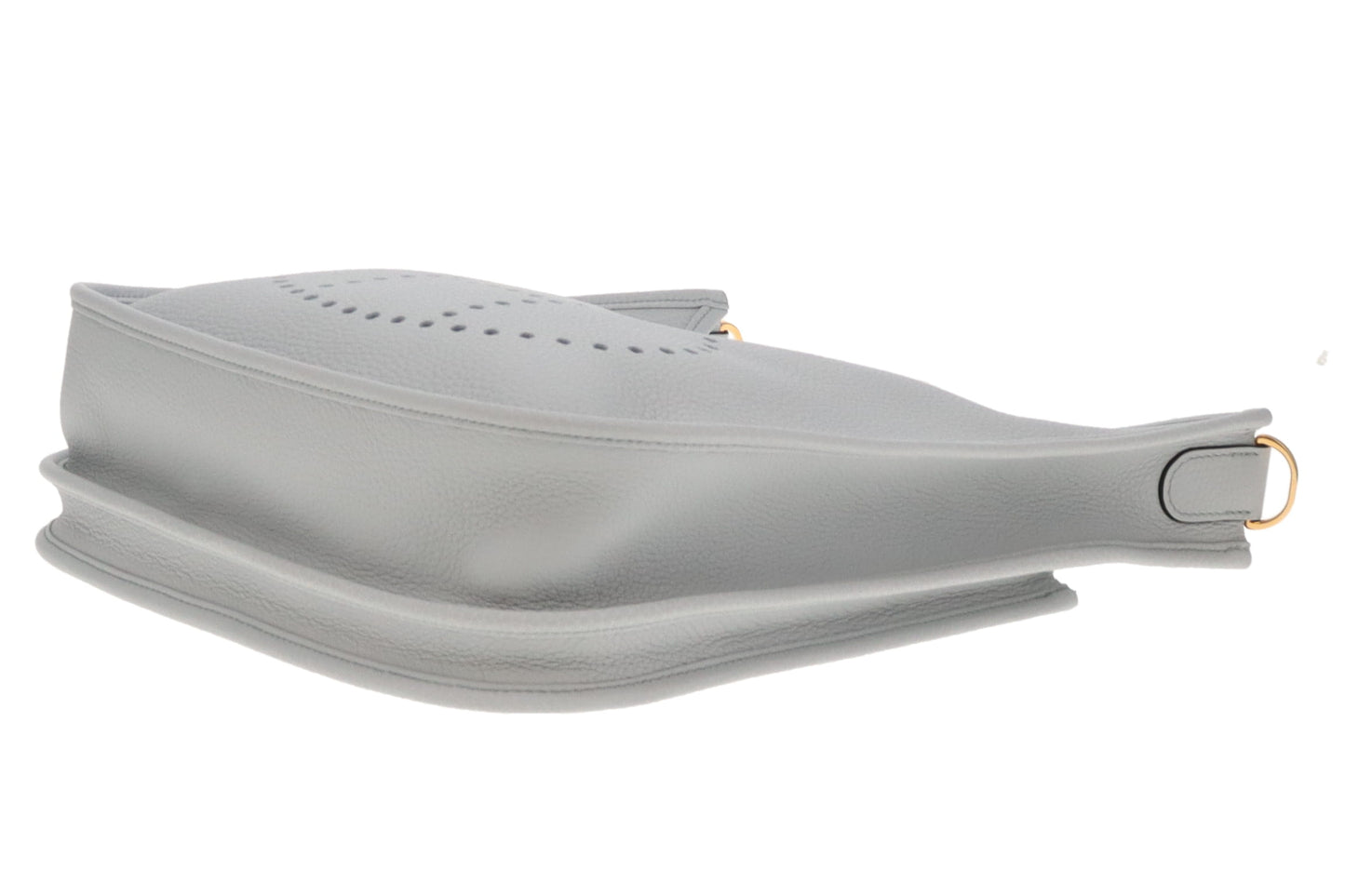 Hermes Evelyne III Bleu Brume Clemence PM Bag