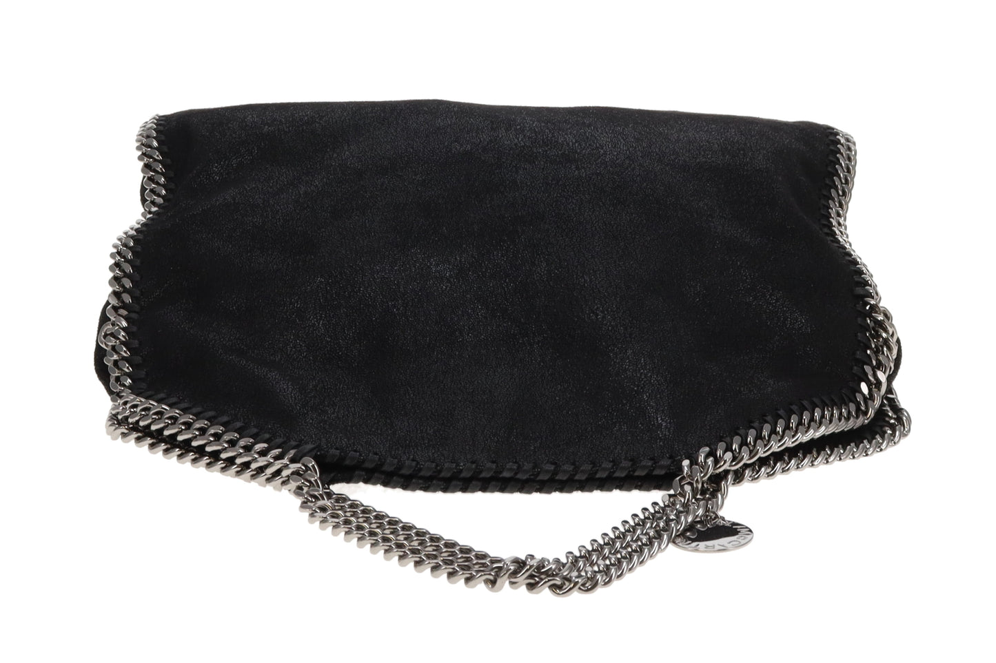 Stella McCartney Black Shaggy Deer SHW Falabella 3 Chain Bag