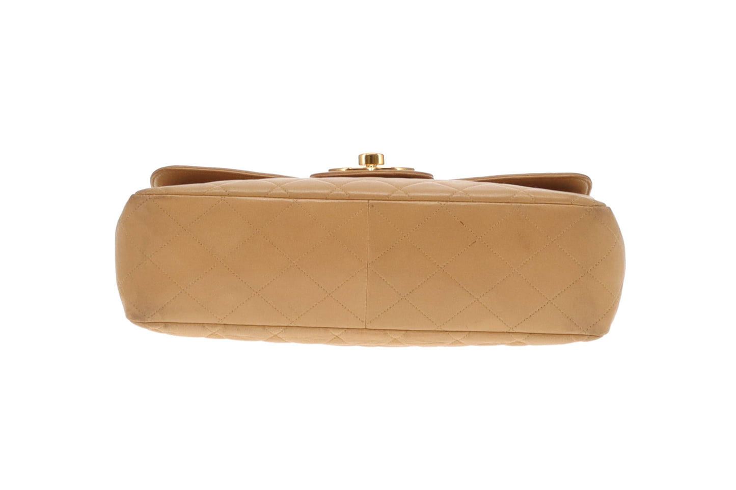 Chanel Classic Single Flap Vinatge Beige Lambskin GHW 1994/96
