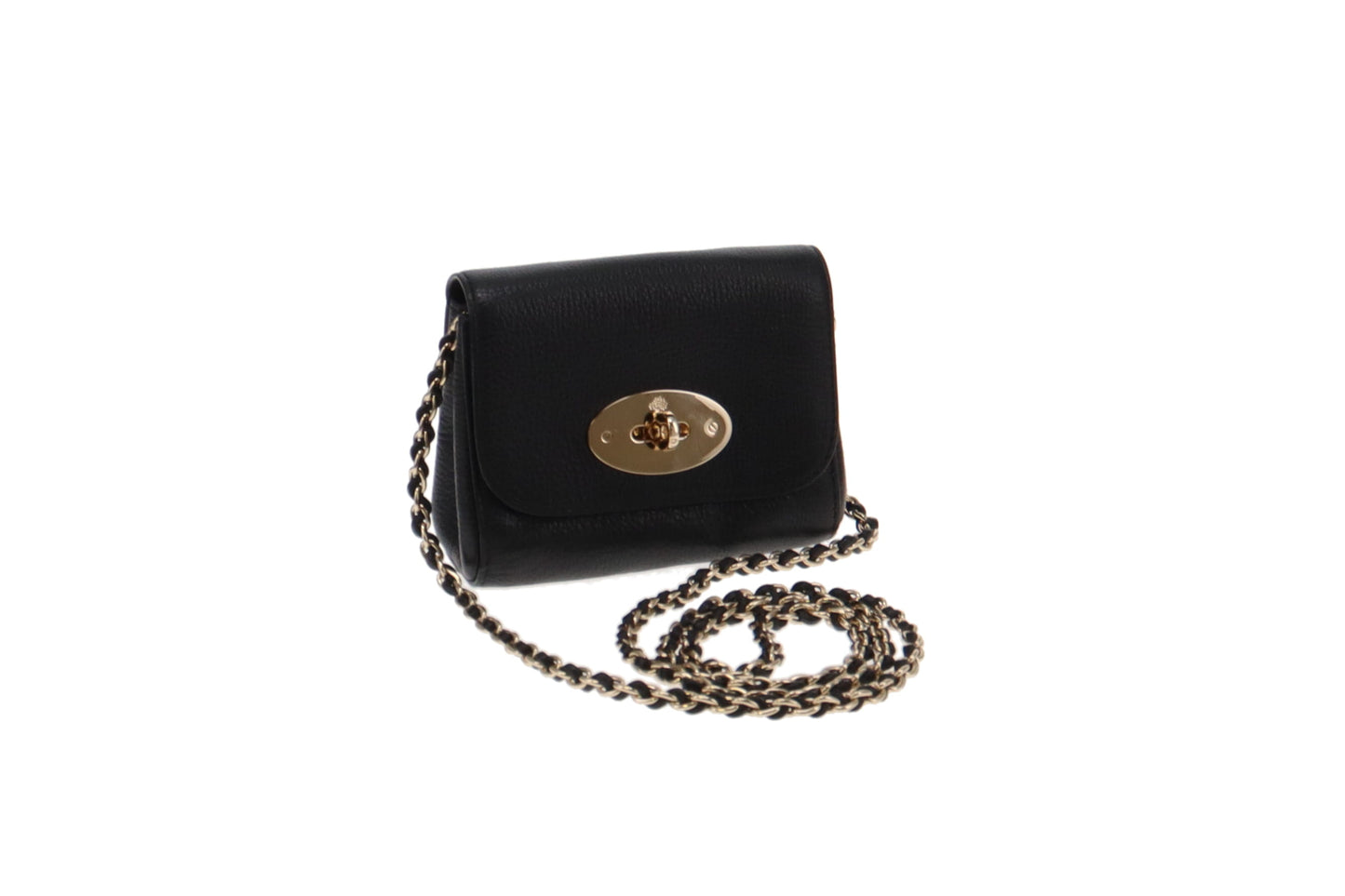 Mulberry Glossy Goat Black Mini Lily