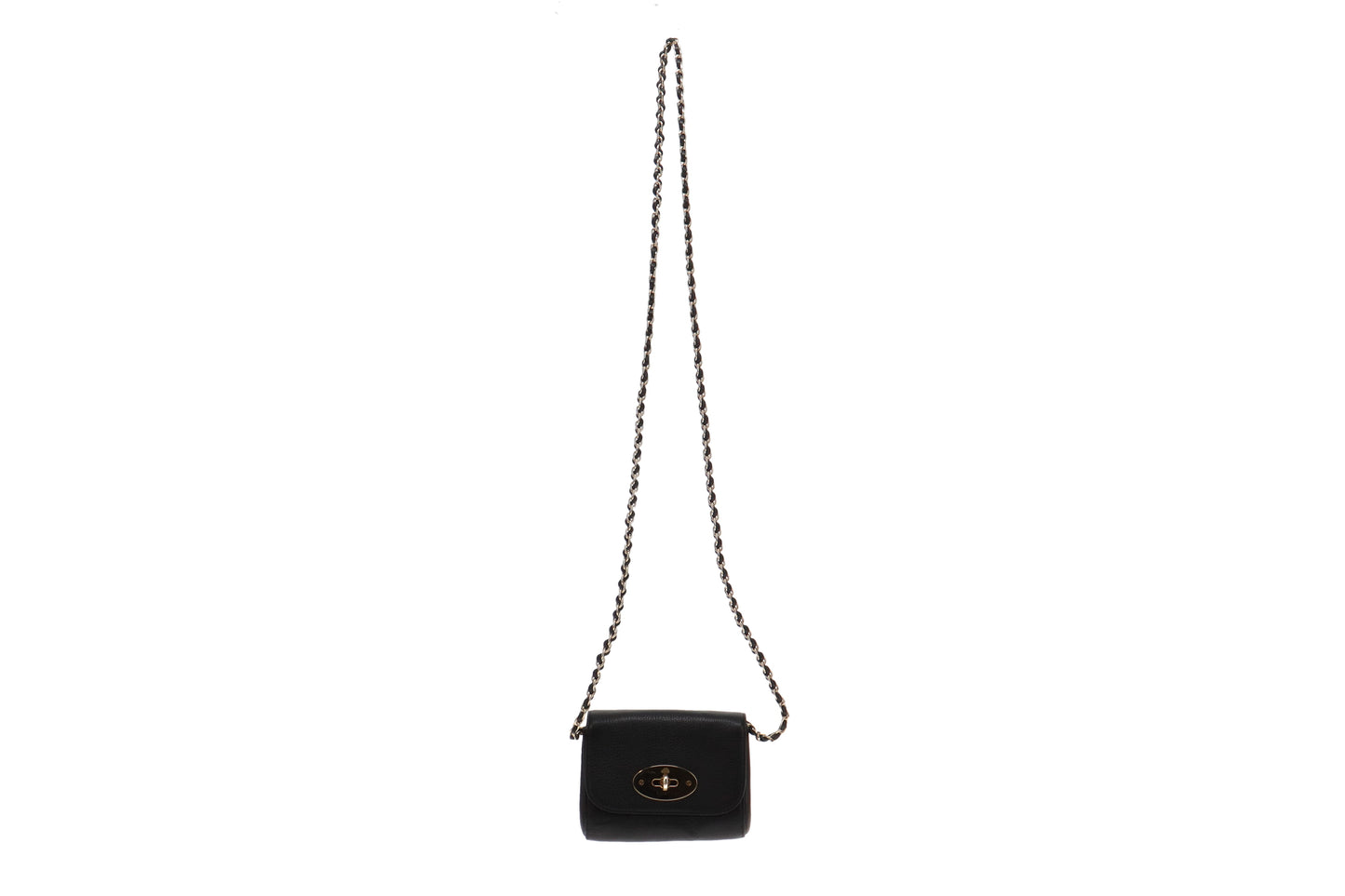 Mulberry Glossy Goat Black Mini Lily