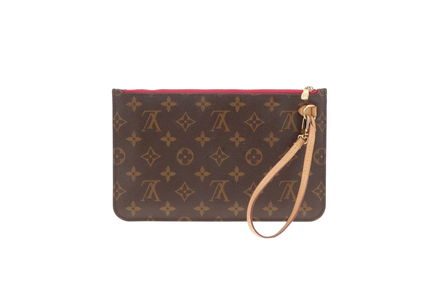 Louis Vuitton Neverfull Pochette Monogram & Fuschia CA3177