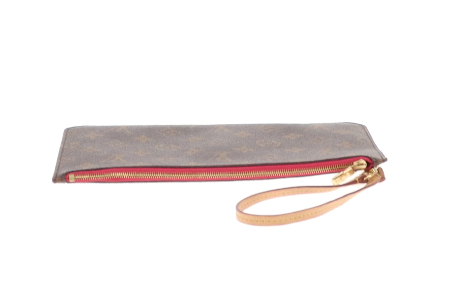 Louis Vuitton Neverfull Pochette Monogram & Fuschia CA3177