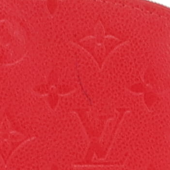 Louis Vuitton Red Empreinte Cosmetic Pouch (NFID)