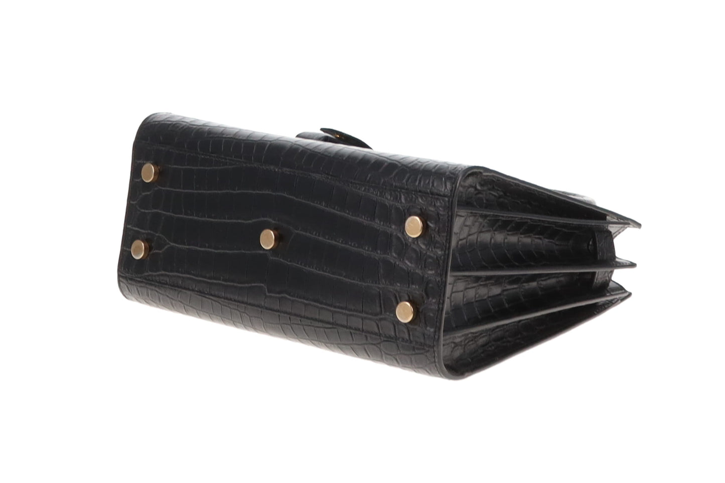 Saint Laurent Sac De Jour Baby Black Croc