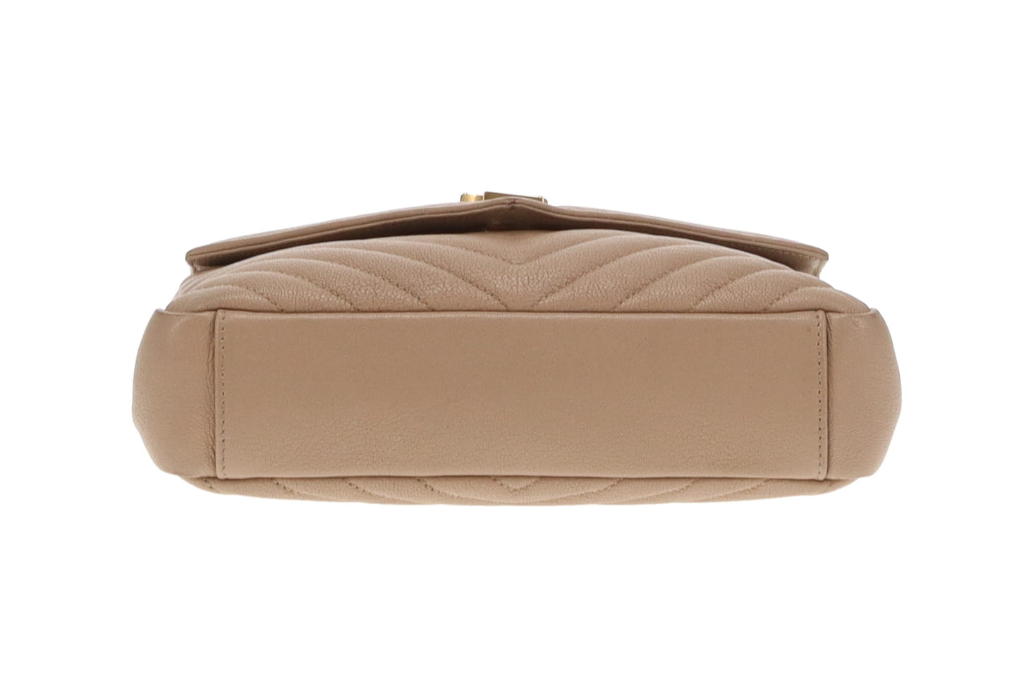 Saint Laurent College Bag Medium Dark Beige GHW 2023