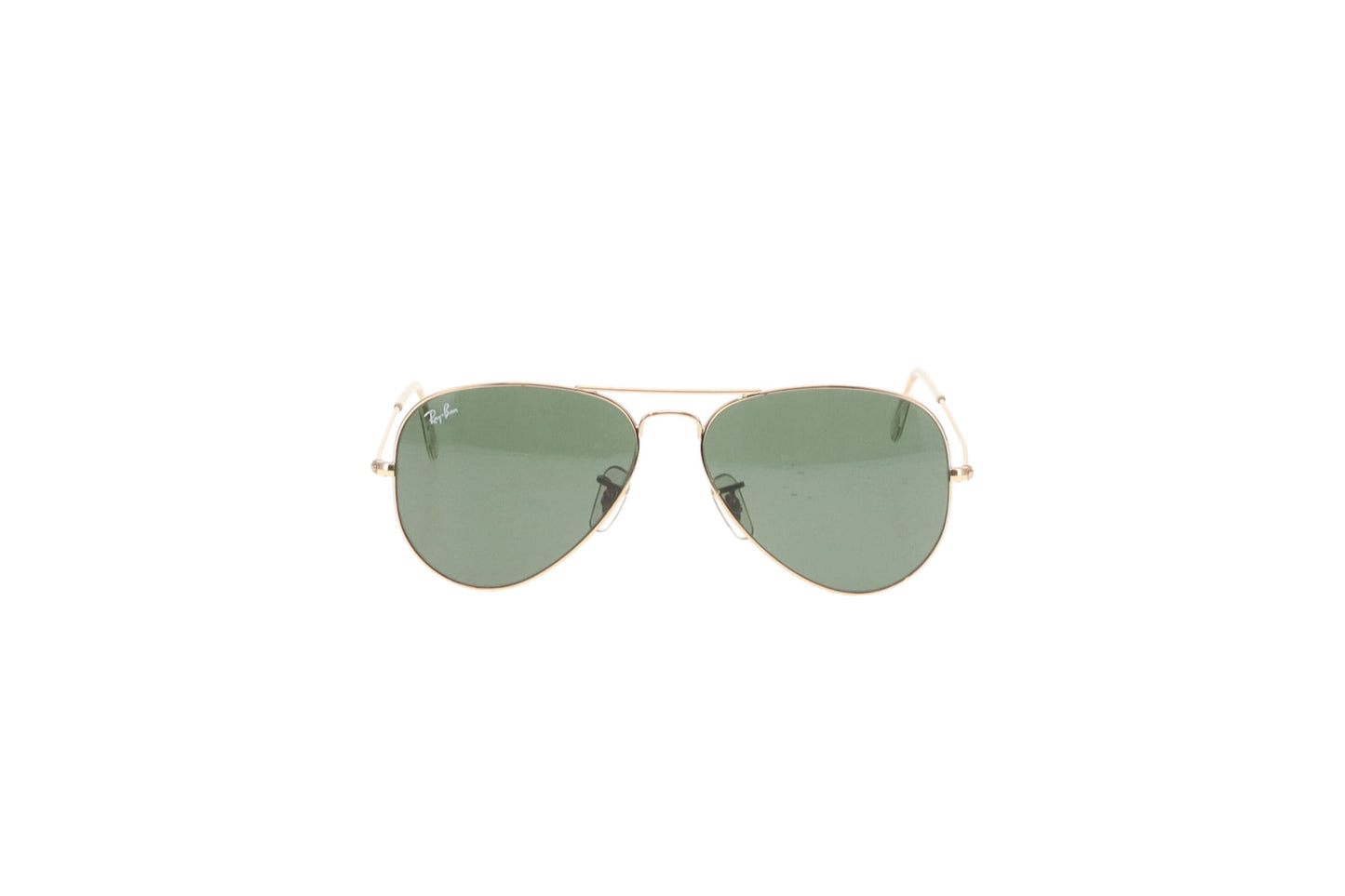 Ray-Ban Large Aviators Green Lens Gold Frame