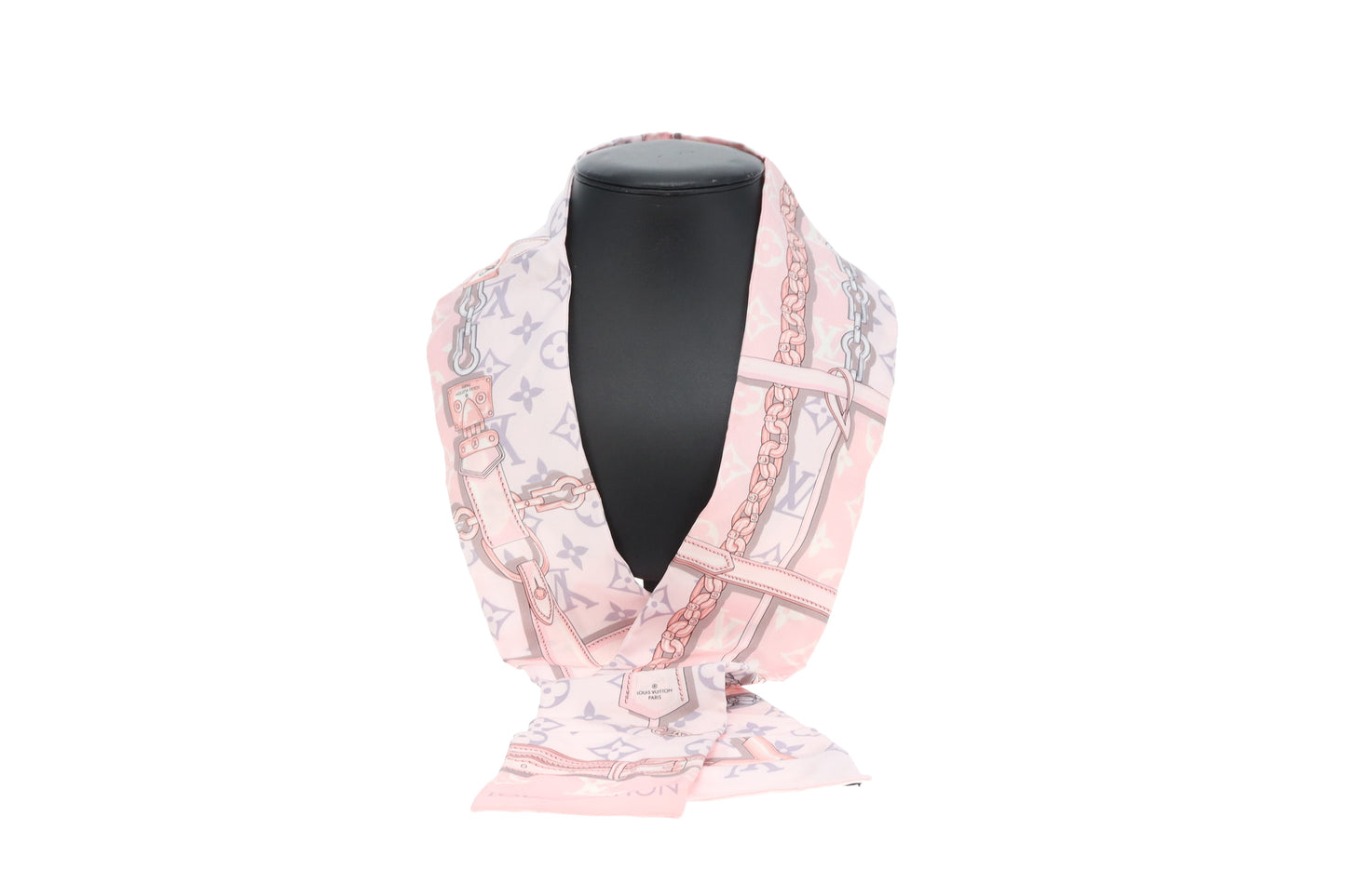 Louis Vuitton Monogram Confidential Bandeau Pink 100% Silk