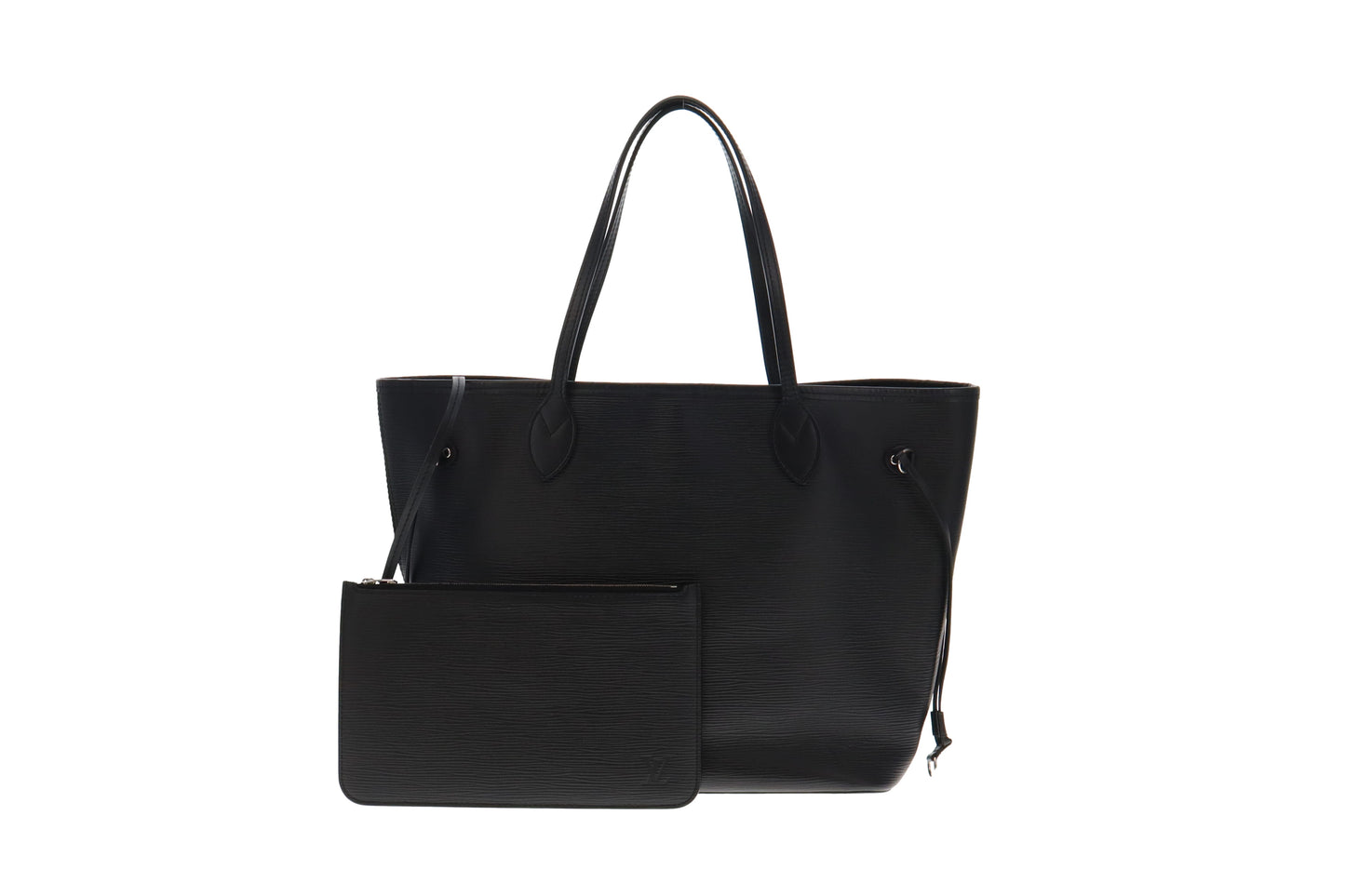 Louis Vuitton Black Epi Neverfull MM with Pochette MB4117