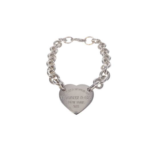 Tiffany & Co Heart Tag Return To Tiffany Chain Bracelet Sterling Silver