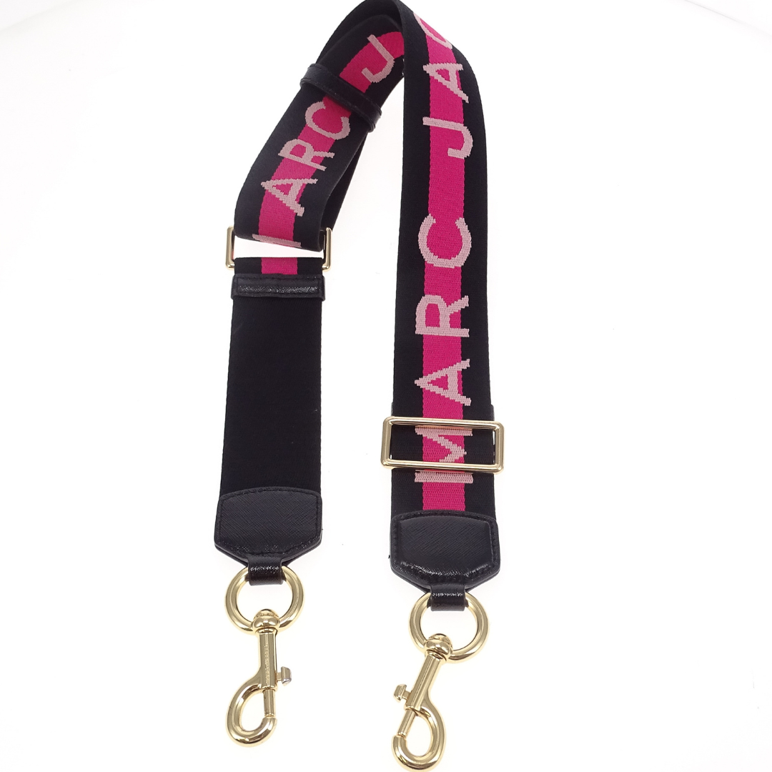 Marc Jacobs Logo Snapshot Strap Black/Pink