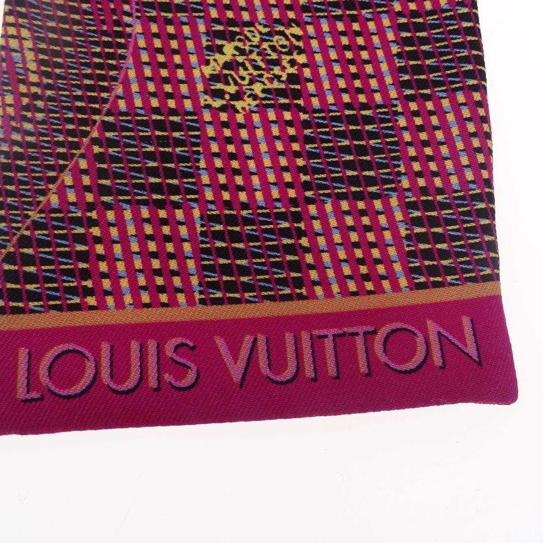 Louis Vuitton Bandeau Damier Pop 100% Silk