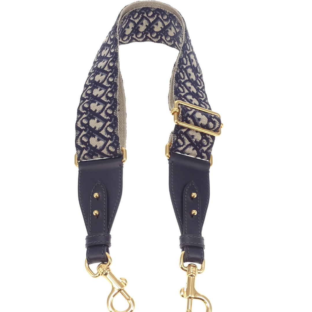 Dior Blue Oblique Shoulder Strap