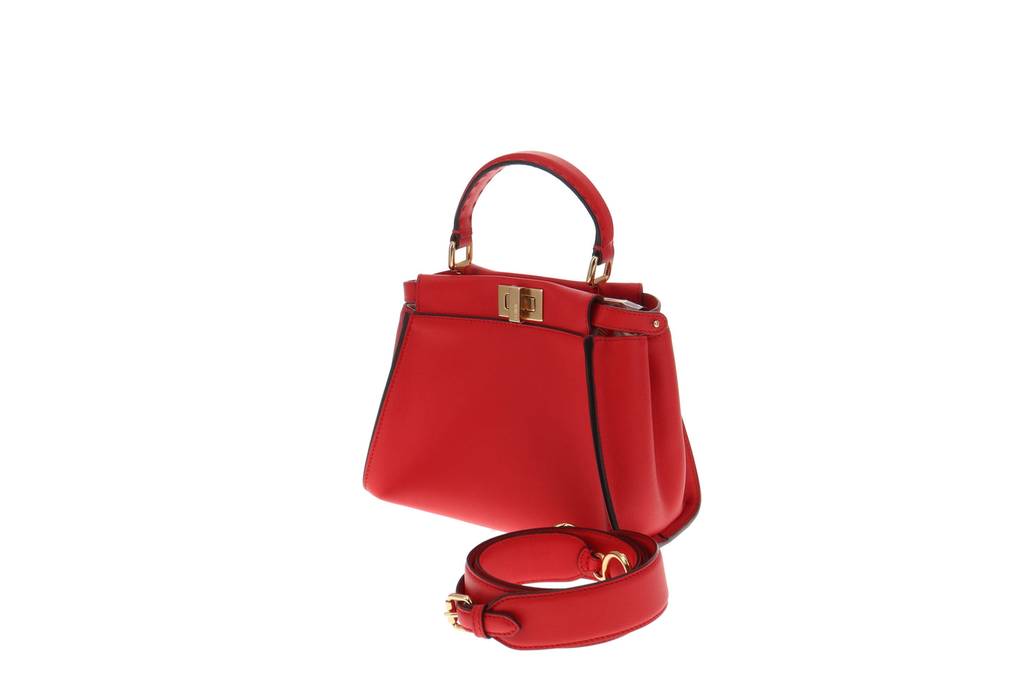 Fendi Cardinale Red Peekaboo Mini