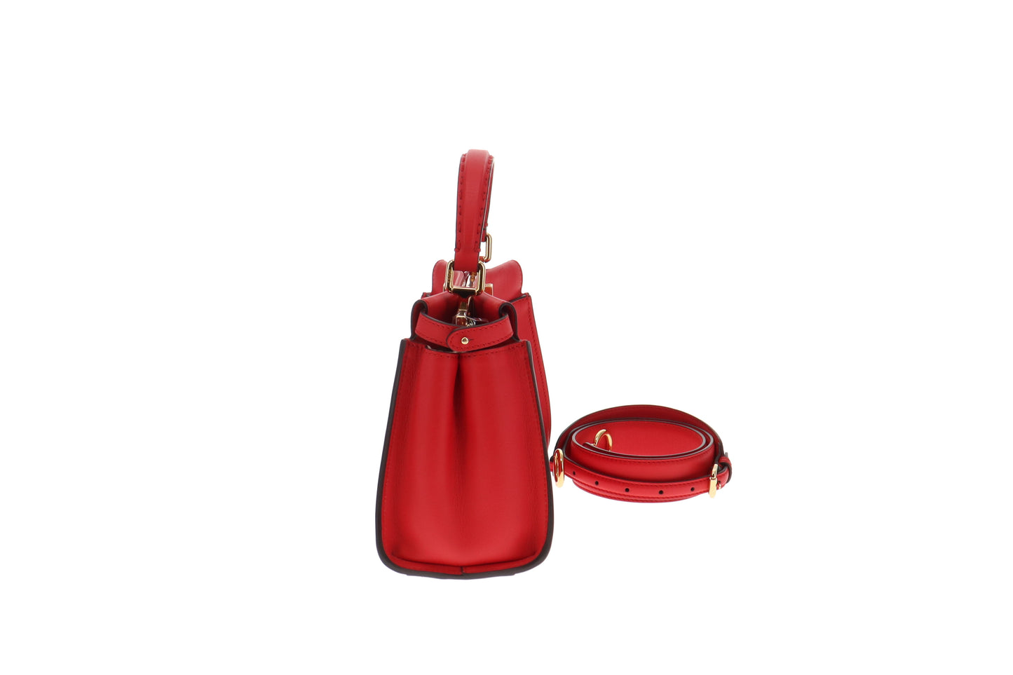 Fendi Cardinale Red Peekaboo Mini