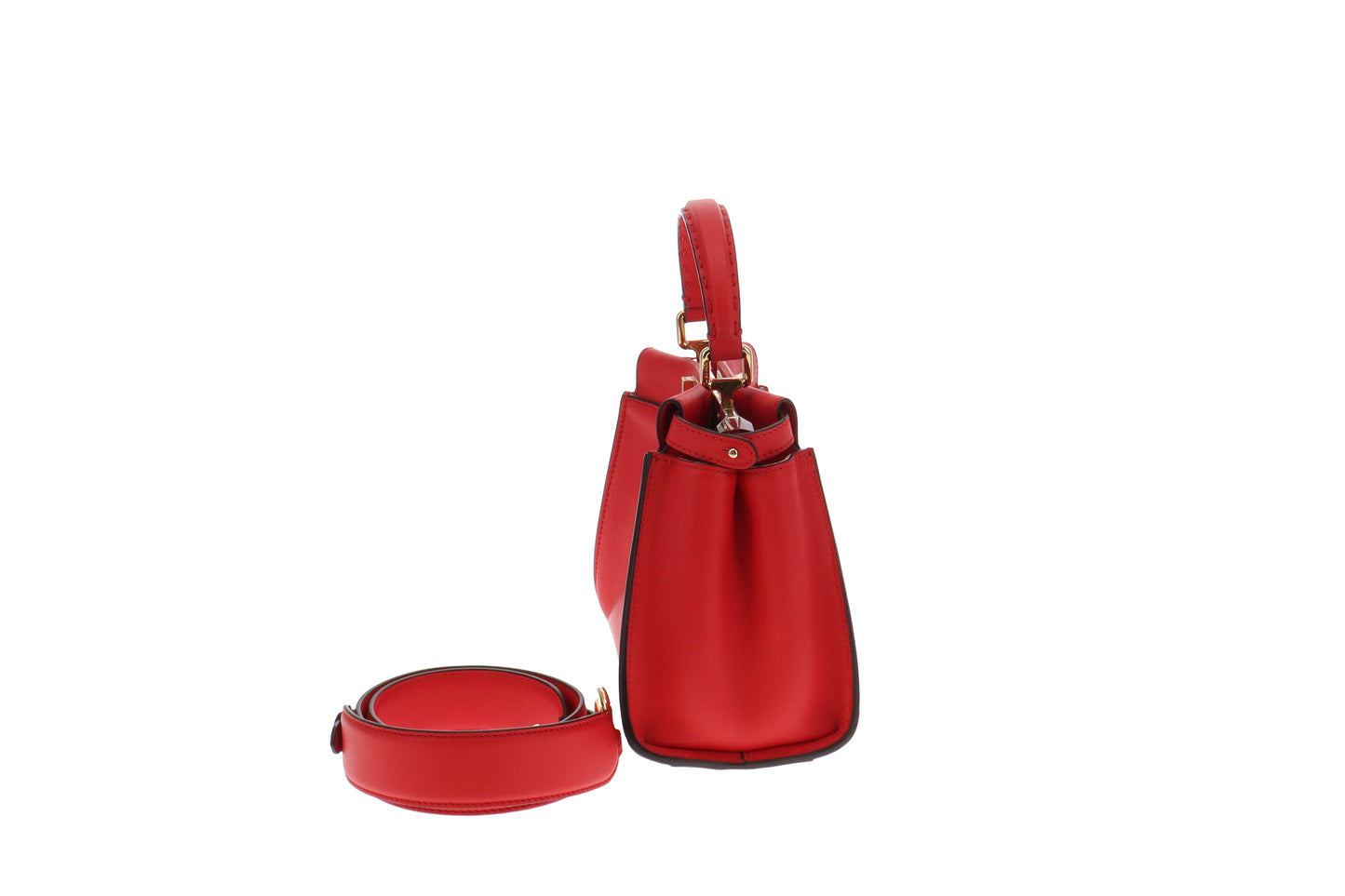 Fendi Cardinale Red Peekaboo Mini