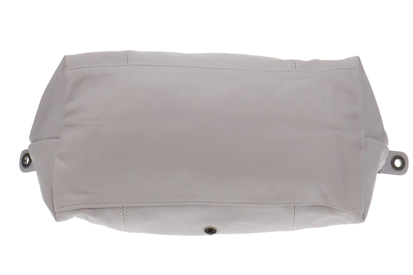 Longchamp Pale Grey Cuir Logo Strap Le Pliage
